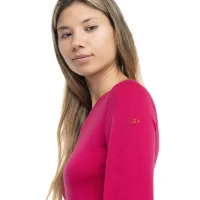 Футболка Icebreaker Merino 200 Oasis Long Sleeve Crewe Thermal 1043758511 - Розовая