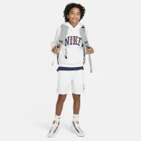 Nike Sportswear Club Fleece Big дитячі Pullover Толстовка з капюшоном колір білий