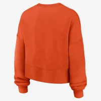 Clemson Phoenix Arch женская Nike College Pullover Crew Orange