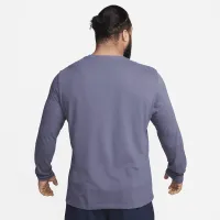 Nike чоловічі Dri-FIT Long-Sleeve Fitness футболка колір сірий