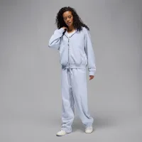 Nike Jordan Flight Fleece жіноча Full-Zip Толстовка з капюшоном колір сірий