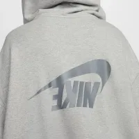Nike Sportswear жіноча оверсайз Full-Zip French Terry Толстовка з капюшоном колір сірий