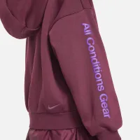 Nike ACG Icon Fleece Big детские Pullover Толстовка с капюшоном цвет красный