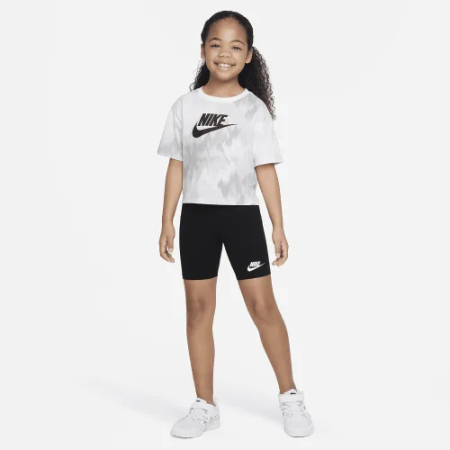 Nike Boxy Tee and Bike Shorts Set Little Kids' Set Black