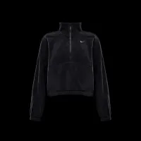 Nike One женская Therma-FIT оверсайз 1/2-Zip Fleece Top цвет черный