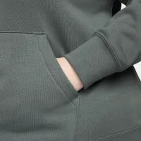 Nike Sportswear Club Fleece женская Pullover Толстовка с капюшоном (большие размеры) цвет зеленый