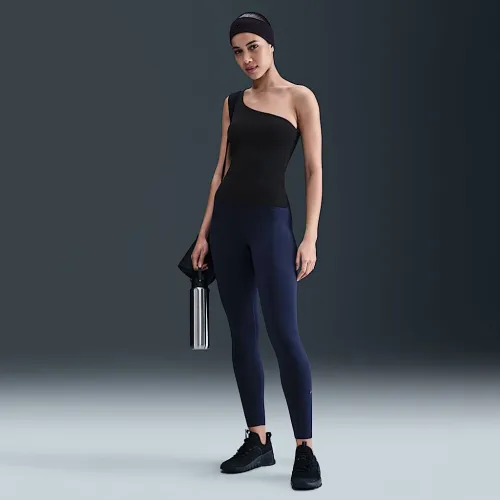 Nike One женская Therma-FIT С высокой Талией Full-Length лосины синий