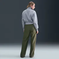 Nike Sportswear Everything Wovens женская Mid-Rise Open-Hem Pants цвет зеленый