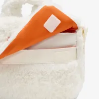 Nike Big детские Faux Fur Crossbody сумка (1L) цвет белый
