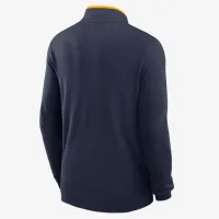 West Virginia Mountaineers Victory мужские Nike Dri-FIT College 1/2-Zip Long-Sleeve Top синий