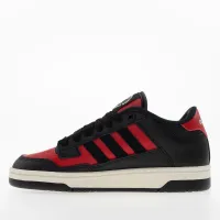 Кроссовки Детские adidas Rapid Court Low J JR1020 - черно-красные