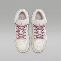 Nike Air Jordan 1 Low SE Big детские Кроссовки цвет белый