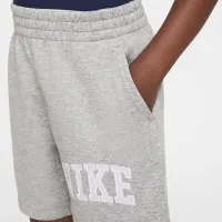 Nike Sportswear Club Little дитячі Applique French Terry шорти колір сірий