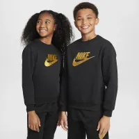 Nike Sportswear Club Fleece Big детские Crew-Neck свитшот цвет черный