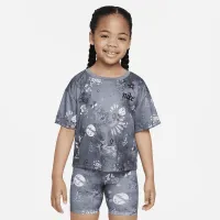 Nike Icon Clash Boxy Tee Little детские Tee цвет серый
