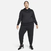 Nike Therma-FIT One жіноча Pullover Толстовка з капюшоном (великі розміри) колір чорний