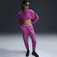 Nike Sportswear Club Fleece жіноча Mid-Rise Joggers колір фіолетовий