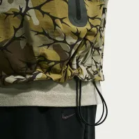 Nike Tech мужские Woven Full-Zip Windrunner Куртка цвет коричневый