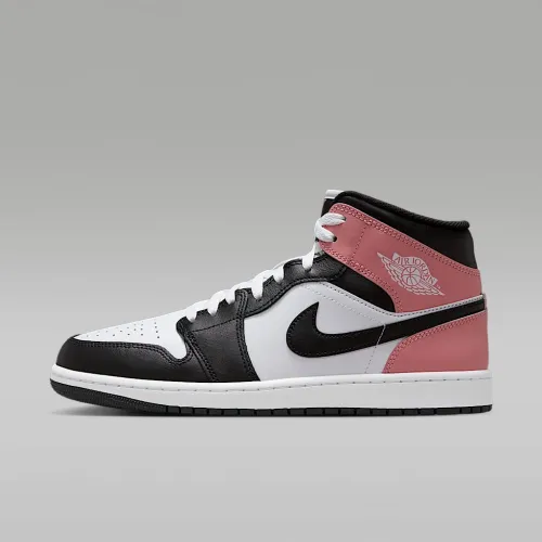 Nike Air Jordan 1 Mid чоловічі Кросівки колір білий