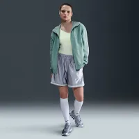 Nike Sportswear Classic Wovens женская Loose UV Hooded Куртка цвет зеленый