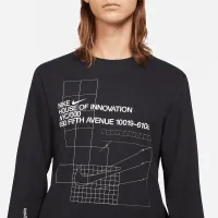 Nike Sportswear мужские Long-Sleeve футболка цвет черный