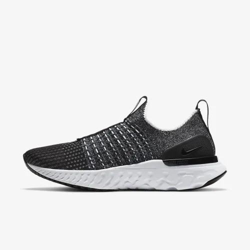 Nike React Phantom Run Flyknit 2 женская Road Running Кроссовки цвет черный