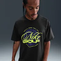 Nike мужские для гольфа футболка цвет зеленый