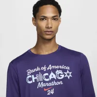 Nike Element мужские Dri-FIT Running Crew цвет фиолетовый