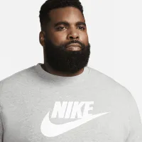 Nike Sportswear Club Fleece чоловічі Graphic Crew колір сірий