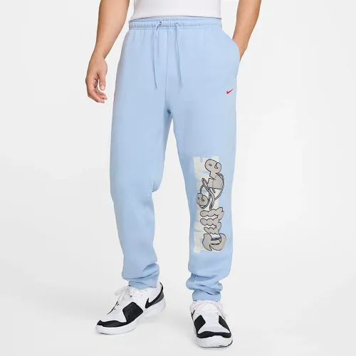 Nike Ja мужские Fleece баскетбольные Jogger Pants синий