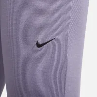 Nike Sportswear Chill Knit женская Tight Mini-Rib Flaцвет красный лосины цвет фиолетовый