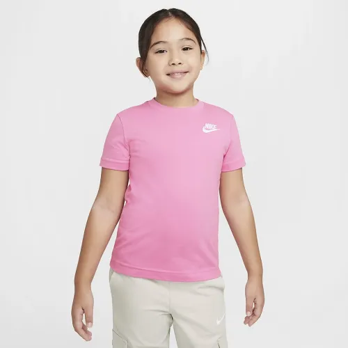 Nike Sportswear Little дитячі Embroideколір червоний Futura футболка Pink