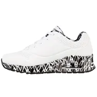 Кроссовки Женские Skechers UNO LOVING LOVE (155506-WBK)