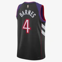 Scottie Barnes Toronto Raptors 2024/25 Hardwood Classics мужские Nike Dri-FIT NBA Swingman Jersey цвет фиолетовый