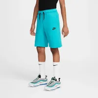 Nike Tech Fleece Big дитячі (для хлопчиків) шорти колір зелений