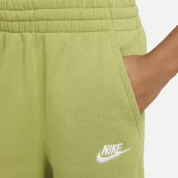 Nike Sportswear Club Fleece Big детские (Girls') Wide-Leg Pants цвет зеленый