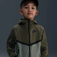Nike Dri-FIT Little детские 2-Piece Full-Zip Tech Woven набор цвет зеленый