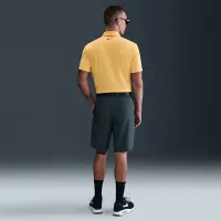 Nike Tour чоловічі Dri-FIT Heatheколір червоний для гольфу Polo колір коричневий