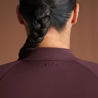 NikeSKIMS Matte женская Mock-Neck Full-Zip Куртка цвет красный