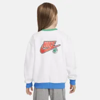 Nike Sportswear Little дитячі Colorblocked Rib Crew колір білий