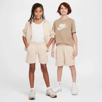 Nike Sportswear Club Big детские French Terry Cargo шорты цвет коричневый