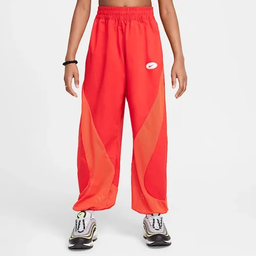 Nike Sportswear Girls' Pants колір червоний