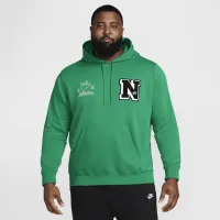 Nike Club Fleece мужские French Terry Pullover Толстовка с капюшоном цвет зеленый