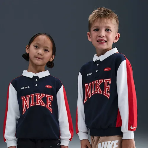 Nike Game Day Essentials Little детские French Terry Top синий