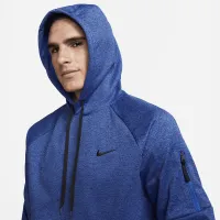 Nike Therma чоловічі Therma-FIT Hooded Fitness Pullover блакитний