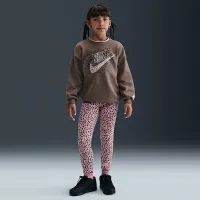 Nike Wild Warmth Little детские Crew Top and лосины набор Pink