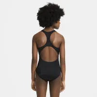 Nike Essential Big дитячі (Girls') Racerback 1-Piece Swimsuit колір чорний