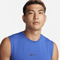 Nike Pro мужские Dri-FIT Slim Sleeveless Top синий
