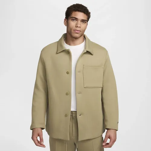 Nike Tech чоловічі Fleece Shacket колір коричневий