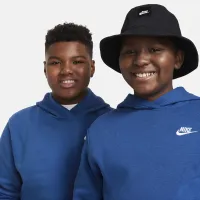 Nike Sportswear Club Fleece Big детские Pullover Толстовка с капюшоном (Extended Size) синий